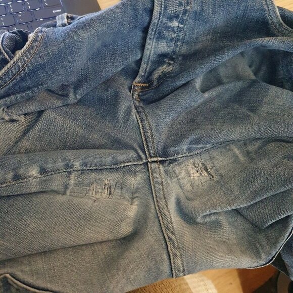 Citizens of Humanity 26 womens Emerson Slim Boyfriend Jeans Dark Wash COH Flaw‎ - Picture 12 of 12